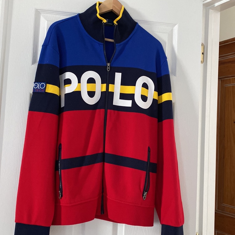 Polo by Ralph Lauren full zip color block Jacket